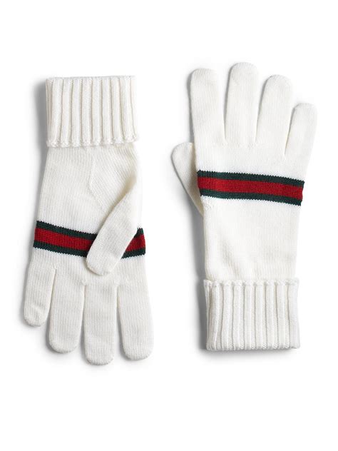 gucci white crochet gloves|gucci hat clearance.